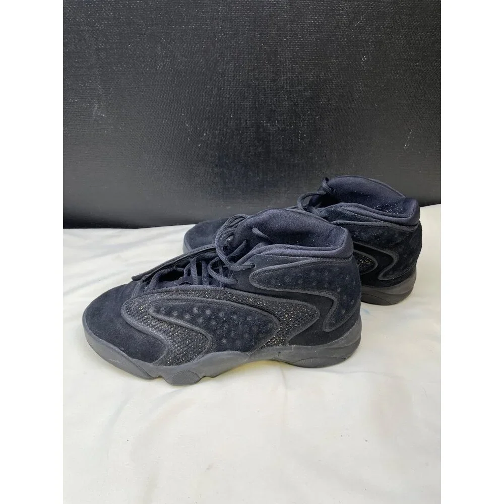 Jordan Womens Black Metallic Gold Sneakers Shoes Size 10 SKU 6810 - Picture 4 of 9